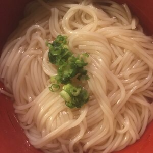 簡単５分で完成！残り物の素麺がお吸い物に★